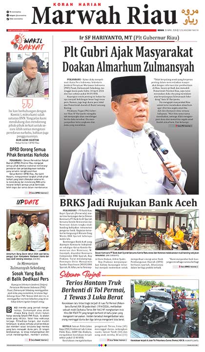 Marwah Riau Edisi 20 April 2026
