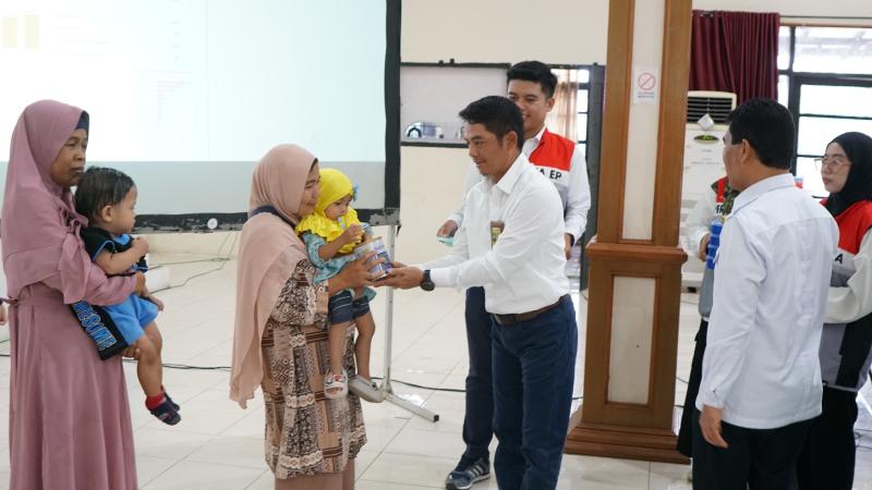 Tekan Angka Stunting di Indragiri Hulu, Pertamina EP Lirik Konsisten Jalankan Program GANSING