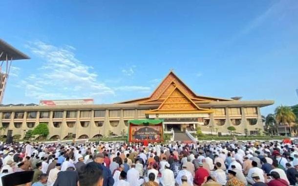 Ini Lokasi Sholat Idul Fitri 1457 H yang Disiapkan Pemprov Riau