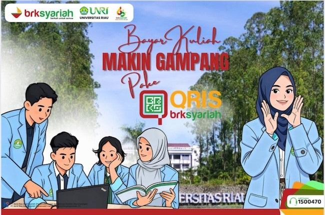 Dukung Pendidikan di Kampus, QRIS BRK Syariah Permudah Pembayaran di Unri