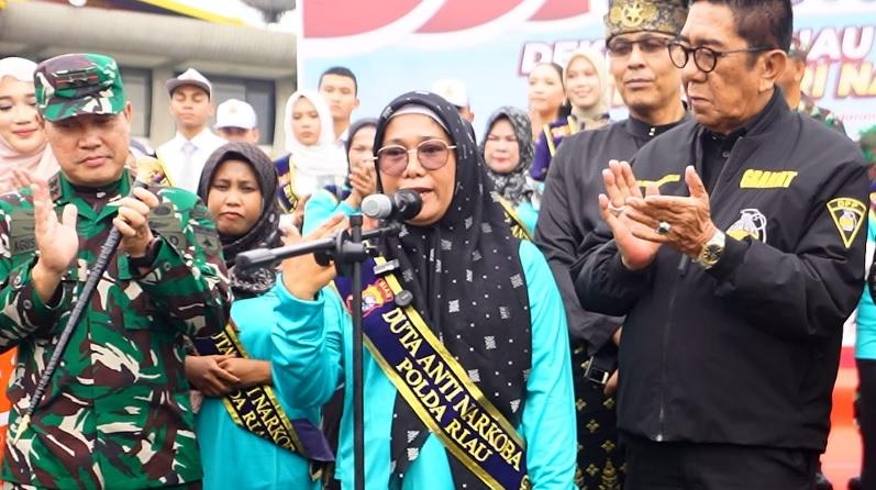 Suara Emak-Emak Panipahan Menggema di Pekanbaru, Desak Pemberantasan Narkoba
