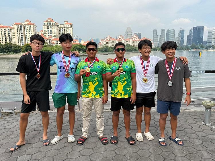 SKO Riau Harumkan Indonesia, Atlet Dayung Sabet Tiga Medali di Junior Sprint Cup 2026 Singapura