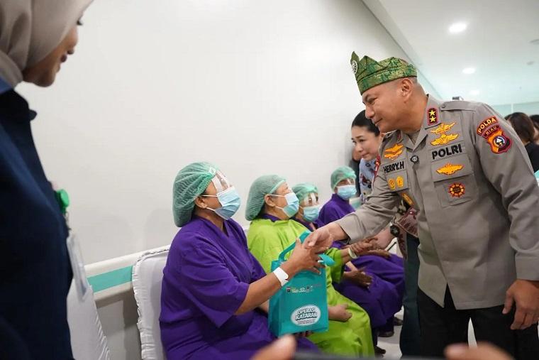 Kapolda Riau Hadiri Bakti Sosial Operasi Katarak Gratis, Tebar Harapan bagi Ratusan Pasien