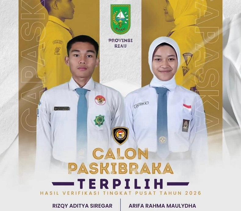 Prestasi Membanggakan, Siak dan Inhil Kirim Wakil ke Paskibraka Istana Negara 2026