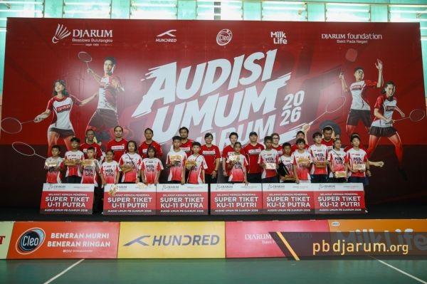 Ketat dan Penuh Persaingan, 15 Atlet Terbaik Lolos Audisi PB Djarum 2026 di Pekanbaru