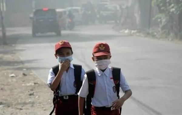 Karhutla Berdampak ke Sekolah, Siswa Pelalawan Wajib Pakai Masker dan Aktivitas Outdoor Dibatasi