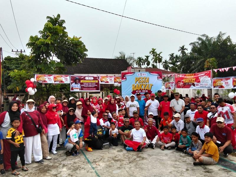 Perkuat Silaturahmi, Pesta Rakyat di Perumahan Pandau Permai Meriah