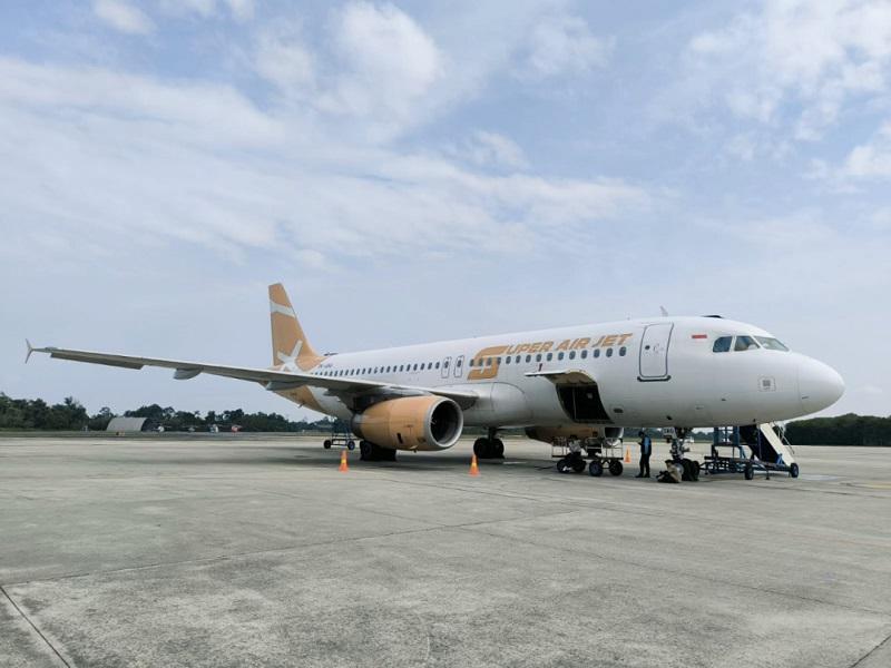 Bandara SSK II Pekanbaru Tambah Rute Baru, Super Air Jet Layani Penerbangan Langsung ke Bandung