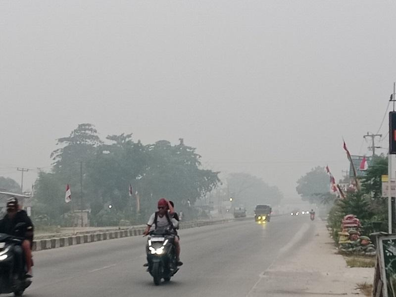 Kabut Asap Selimuti Kuansing, Siswa Jalani PJJ hingga 11 September