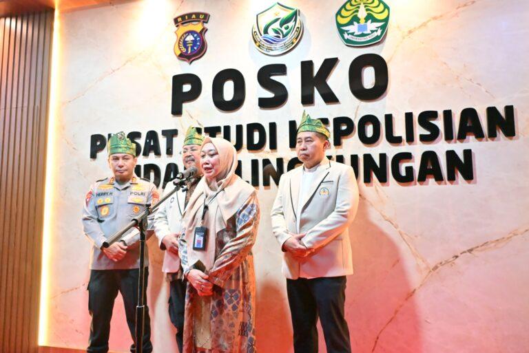 Green Policing Diperkuat, Unri-Polda Riau Resmikan Pusat Studi