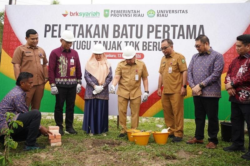 Tugu Tanjak Tok Beruas Dibangun di Kampus Unri, Upaya Lestarikan Budaya Melayu