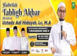 Malam Ini, Beri Tausiah 1 Muharram di Masjid Agung An-Nur