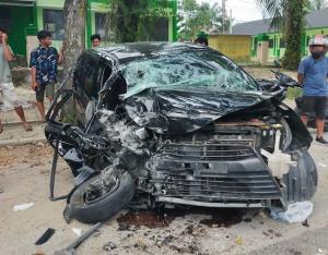 Kecelakaan Bus TAM vs Mobil di Rumbai Pekanbaru, Satu Anak Perempuan Meninggal Dunia