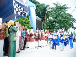Karnaval Hari Anak Nasional 2026 di Bangkinang Meriah, Ribuan Siswa TK-PAUD Ikut Serta