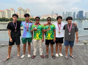 SKO Riau Harumkan Indonesia, Atlet Dayung Sabet Tiga Medali di Junior Sprint Cup 2026 Singapura