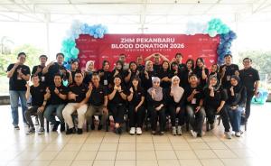 347 Peserta Hadir, Aksi Donor Darah Zuri Hotel Management Pekanbaru Hasilkan 280 Kantong Darah