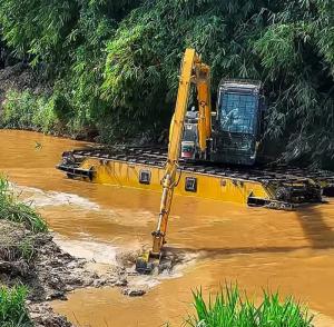 Sedimen Sungai Sail Dikeruk, Pemko Pekanbaru Maksimalkan Upaya Pengendalian Banjir