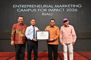 Ekosistem Kewirausahaan Unri Raih Penghargaan Nasional di Marketing Festival 2026