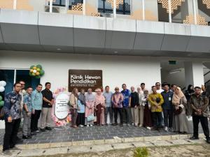 Klinik Hewan Pendidikan Unri Resmi Dibuka, Jadi Sarana Praktik Mahasiswa dan Layanan Masyarakat