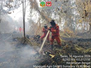 Api Masih Aktif di Lahan Gambut, Karhutla Riau di 7 Lokasi Masih Terus Ditangani
