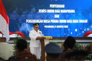 Sebanyak 10.987 Napi di Riau Dapat Remisi, 185 Orang Bebas Tepat di Hari Kemerdekaan