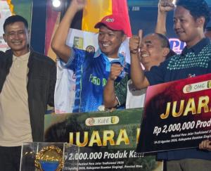 Alam Cahayo Tuah Nagori Juara Pacu Jalur 2026, Cetak Sejarah untuk Cerenti