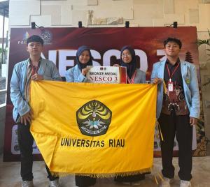 Laut untuk Sumber Pangan Masa Depan, Mahasiswa Unri Raih Bronze Medal Nasional